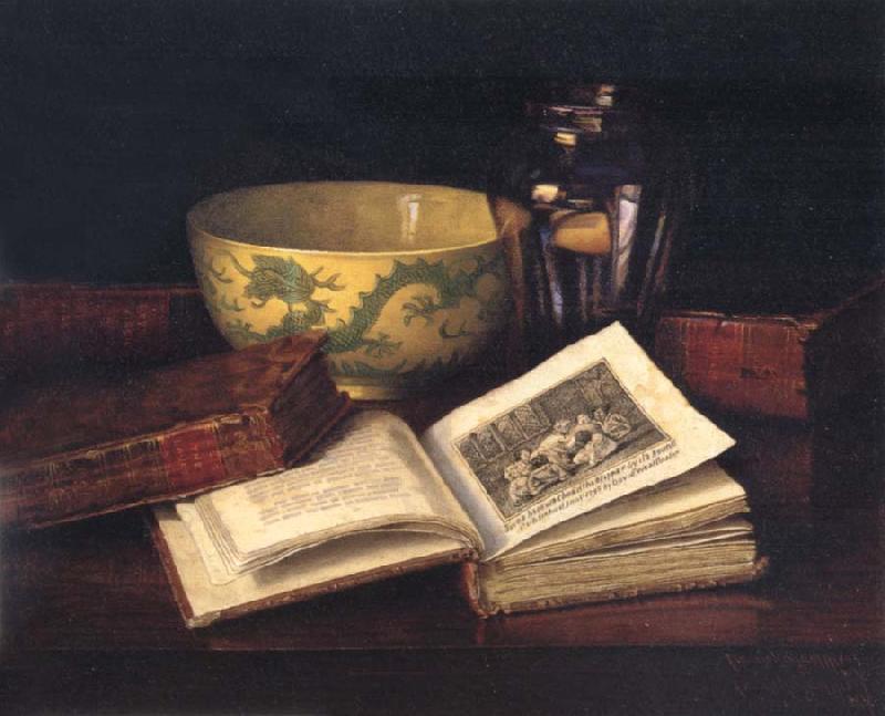 Hirst, Claude Raguet Poem,The Pleasures of Memory oil painting image